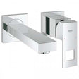 Grohe Eurocube 2 Hole Basin Mixer Tap S-Size - Chrome - 19895