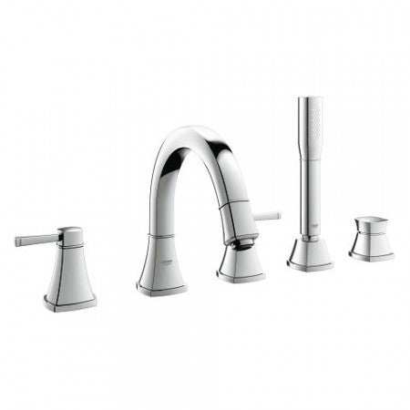 Grohe Grandera 5-Hole Bath/Shower Combination Trim Set - Chrome - 19919