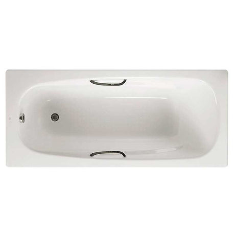 Roca Carla Bath Two Tap Holes 1700mm x 700mm - White - 2374M3000