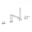 Grohe Plus 2019 Two-Handled Bath/Shower Mixer 1/2" - Chrome - 29307003