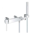 Grohe Plus 2019 Single - Lever Bath/Shower Mixer 1/2" - Chrome - 33547003 - TAP 'N' SHOWER