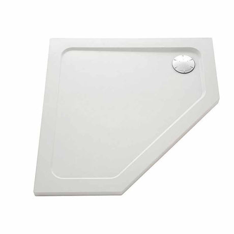 Mira Flight Safe Pentagon Shower Tray 900 x 900mm - White - 1.1697.016.AS