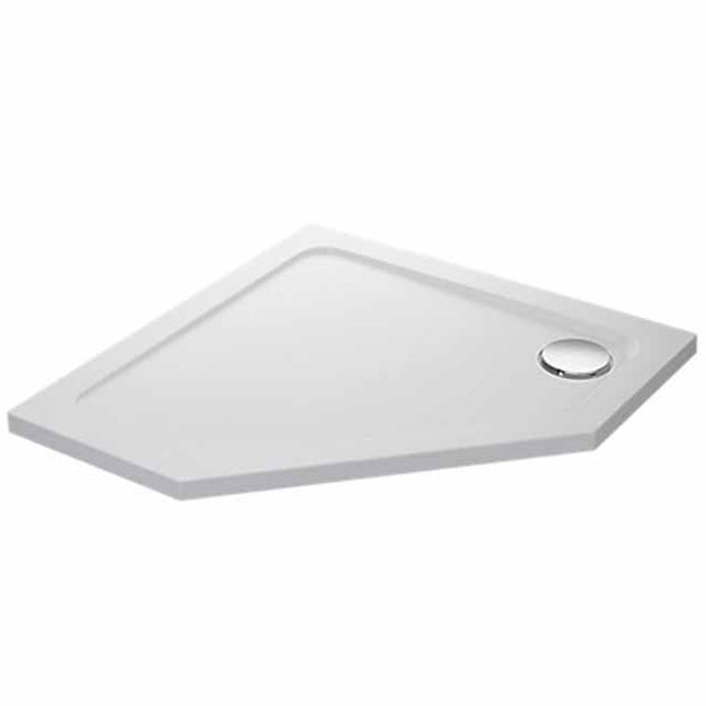 Mira Flight Safe Right Hand Pentagon Shower Tray 1200 x 900mm - White - 1.1697.027.AS