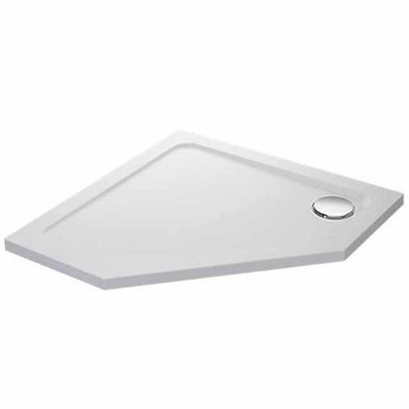 Mira Flight Safe Right Hand Pentagon Shower Tray 1200 x 900mm - White - 1.1697.027.AS