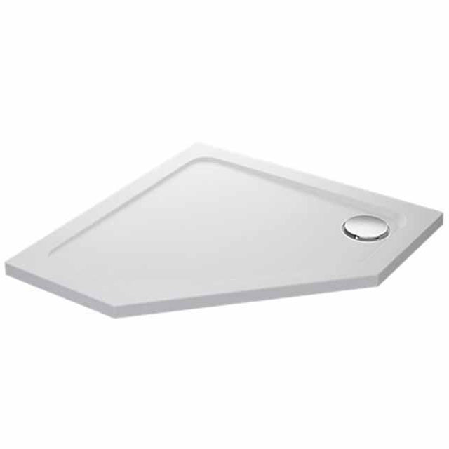 Mira Flight Safe Right Hand Pentagon Shower Tray 1200 x 900mm - White - 1.1697.027.AS