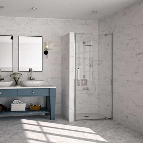 Merlyn 10 Series Pivot Shower Door 1000mm Wide - Clear Glass - M101231C