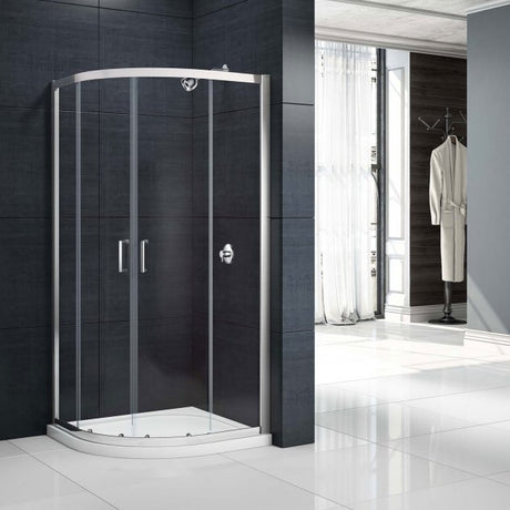 Merlyn Mbox 900mm x 900mm Double Quadrant Shower Enclosure - 6mm Glass - MB2Q900