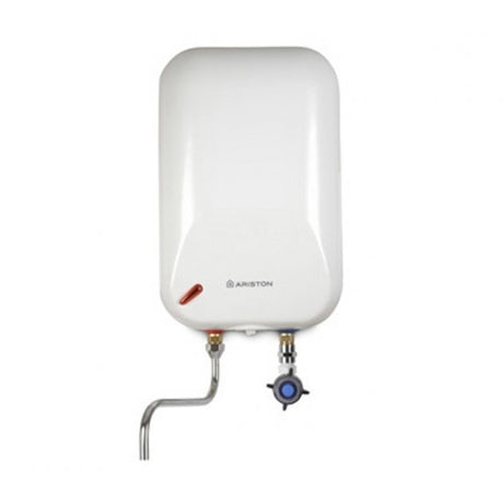 Ariston Piccolo Modern Wall Mounted Point of Use 5 Litre Electric Water Heater 2kW - White - 3100525
