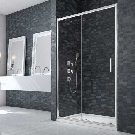 Merlyn Ionic Essence Framed Slider Shower Door 1200mm Wide - 8mm Glass - DWH04C0