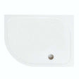 Merlyn MStone Offset Quadrant Shower Tray with Waste 1200mm x 900mm Left Handed - Stone Resin -  D129QL