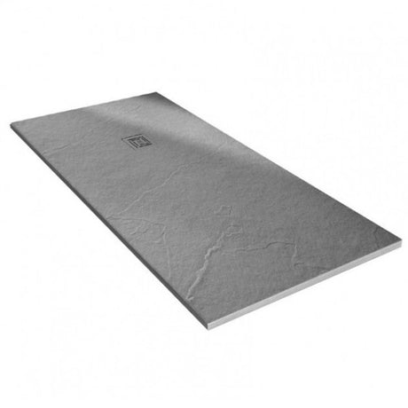 Merlyn TrueStone 1400mm x 900mm Rectangular Shower Tray with Waste - Fossil Grey - T149RTF
