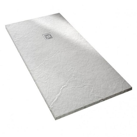 Merlyn TrueStone 1500mm x 800mm Rectangular Shower Tray with Waste - White - T158RTW