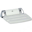 Mira Shower Seat, White/Chrome 2.1536.129