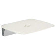 Mira Premium Shower Seat, White/Chrome 2.1731.001