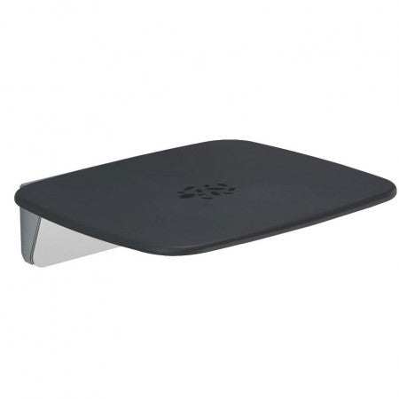 Mira Premium Shower Seat, Dark Grey and Chrome - 2.1731.002