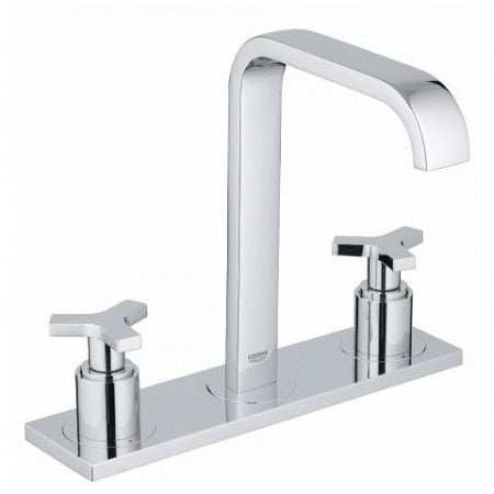 Grohe Allure 3-Hole Basin Mixer & Pop-Up Waste M-Size - Chrome - 20143