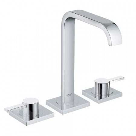 Grohe Allure 3-Hole Basin Mixer & Pop-Up Waste M-Size - Chrome - 20188
