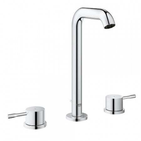 Grohe Essence 3-Hole Basin Mixer & Pop Up Waste L-Size - Chrome - 20299