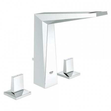 Grohe Allure Brilliant 3-Hole Basin Mixer & Pop-Up Waste M-Size - Chrome -  20344