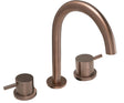 JTP 3 Hole Deck Mounted Basin Mixer - Brushed Bronze - 21193BRZ