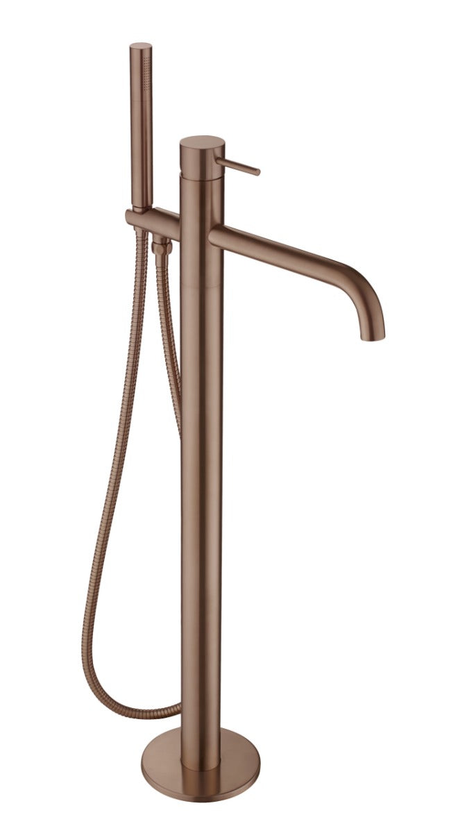 JTP Vos Bath Shower Mixer Tap With Kit - Brushed Bronze - 21534BRZ