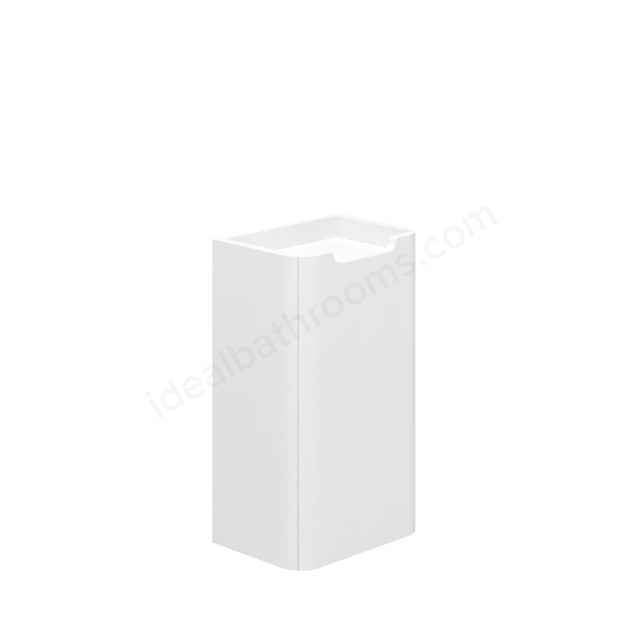 Oakham Colorado Floor Standing Small Unit 350mm - Matt White