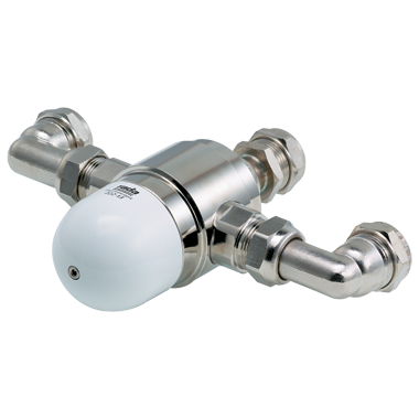 Rada 222-T3 DK Chrome Thermostatic Mixing Valve - 1.0.407.07.3