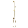 JTP Vos Brushed Brass Rail Kit Slider with Integrated Wall Outlet - 23