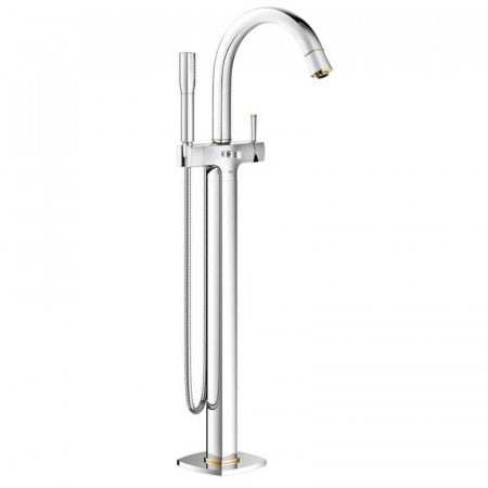Grohe Grandera Floor-Standing Bath/Shower Mixer Chrome / Gold - 23318IG0