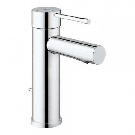 Grohe Essence Basin Mixer & Pop Up Waste, Energy Saving S-Size - Chrome - 23379