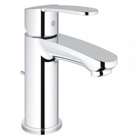 Grohe Eurostyle Cosmo Basin Mixer & Pop Up Waste, Energy Saving S-Size - Chrome - 23387