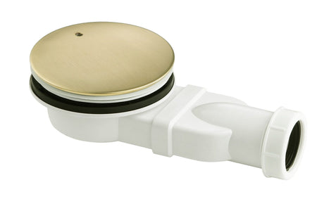 VOS Slim Shower Waste - Brushed Brass - 23502BBR