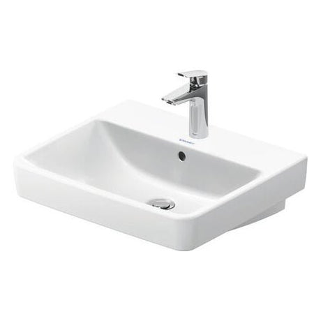 Duravit No.1 550mm Wall Hung 1TH Washbasin - White - 23755500002 - TAP 'N' SHOWER