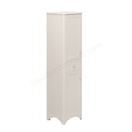 Oakham Maine Tall Furniture Unit Wall Hung With  2 Doors & 1 Drawer - Cashmere Ash