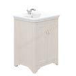 Floor Standing Vanity Unit & 1 Tap Hole Basin 800mm 2 Door - Cashmere Ash - Oakham Maine