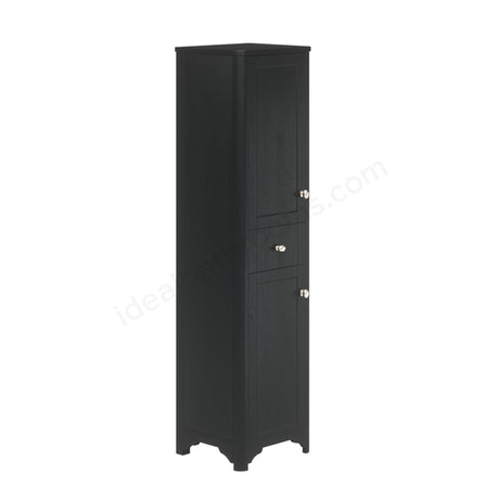 Oakham Maine Tall Furniture Unit Wall Hung With  2 Doors & 1 Drawer - Graphite Grey