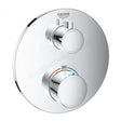 Grohe Grohtherm 2-way Aquadimmer bath/shower - Chrome - 24077000