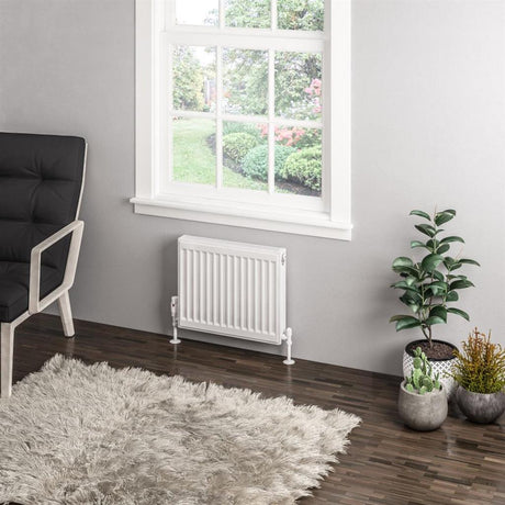 Eastbrook Type 11 Compact Panel Radiator 400mm x 500mm - Gloss White - 25.0020 - TAP 'N' SHOWER