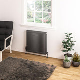 Eastbrook Type 11 Compact Panel Radiator 600mm x 600mm - Matt Anthracite - 25.0063 - TAP 'N' SHOWER