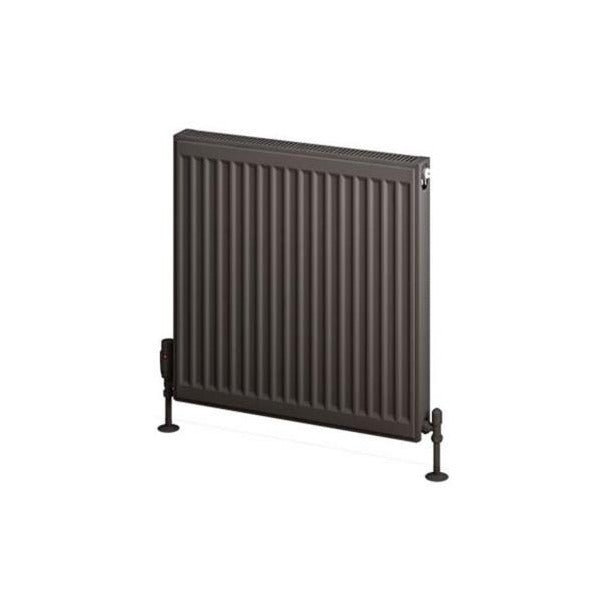 Eastbrook Type 11 Compact Panel Radiator 600mm x 600mm - Matt Anthracite - 25.0063 - TAP 'N' SHOWER