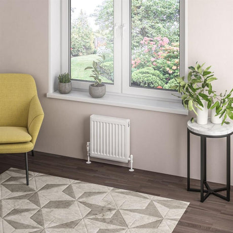 Eastbrook Type 21 Compact Panel Radiator 400mm x 600mm - Gloss White - 25.0080 - TAP 'N' SHOWER