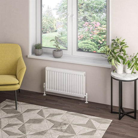 Eastbrook Type 21 Compact Panel Radiator 400mm x 700mm - Gloss White - 25.0081 - TAP 'N' SHOWER