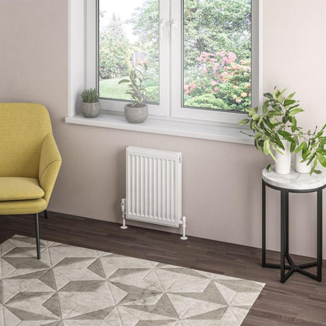 Eastbrook Type 21 Compact Panel Radiator 500mm x 400mm - Gloss White - 25.0091 - TAP 'N' SHOWER