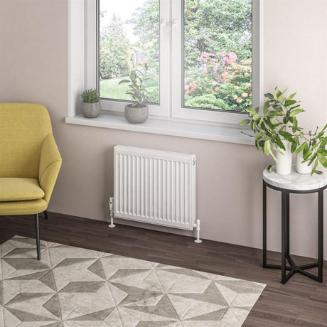 Eastbrook Type 21 Compact Panel Radiator 500mm x 600mm - Gloss White - 25.0093 - TAP 'N' SHOWER