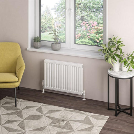 Eastbrook Type 21 Compact Panel Radiator 500mm x 900mm - Gloss White - 25.0096 - TAP 'N' SHOWER