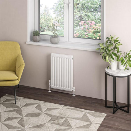 Eastbrook Type 21 Compact Panel Radiator 600mm x 400mm - Gloss White - 25.0104 - TAP 'N' SHOWER