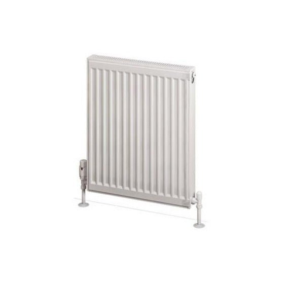 Eastbrook Type 21 Compact Panel Radiator 600mm x 500mm - Gloss White - 25.0105 - TAP 'N' SHOWER