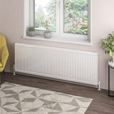 Eastbrook Type 21 Compact Panel Radiator 600mm x 1800mm - Gloss White - 25.0117 - TAP 'N' SHOWER