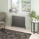 Eastbrook Type 21 6Compact Panel Radiator 600mm x 800mm - Matt Anthracite - 25.0121 - TAP 'N' SHOWER