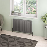 Eastbrook Type 21 Compact Panel Radiator 600mm x 1200mm - Matt Anthracite - 25.0123 - TAP 'N' SHOWER
